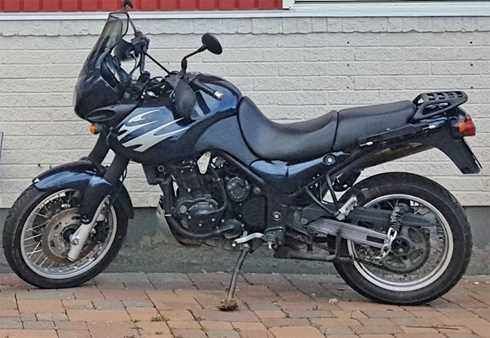 Motorcykel Triumph Tiger stulen i Båstad